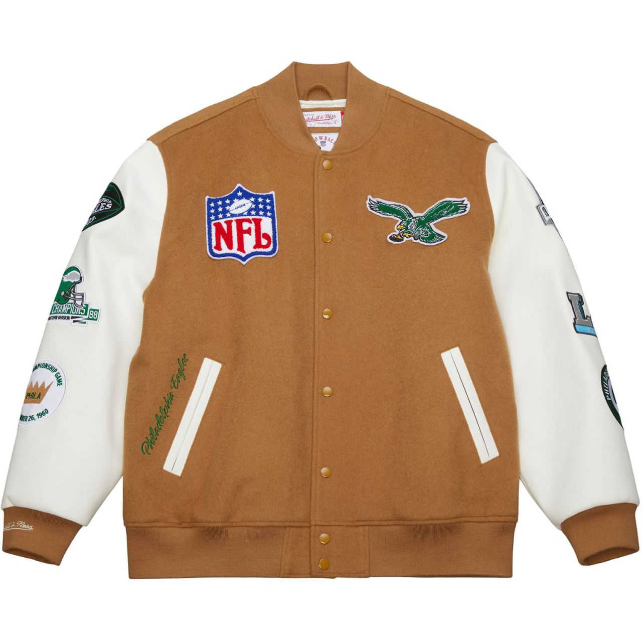 Mitchell & Ness Varsity Jacke DUSTED Philadelphia Eagles Mitchell & Ness Varsity Jacke DUSTED Philadelphia Eagles von Mitchell & Ness