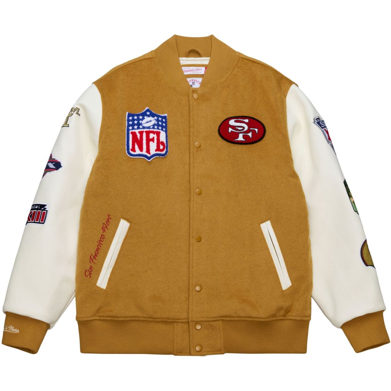 Mitchell & Ness Varsity Jacke DUSTED San Francisco 49ers Mitchell & Ness Varsity Jacke DUSTED San Francisco 49ers von Mitchell & Ness