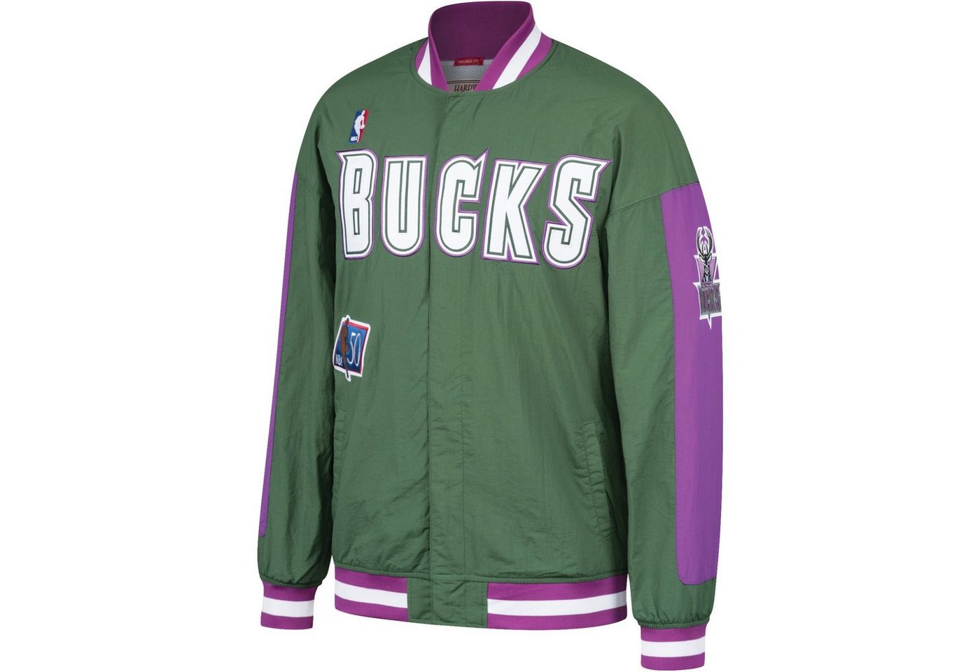 Mitchell & Ness Windbreaker Authentic Up Milwaukee Bucks 199697 von Mitchell & Ness