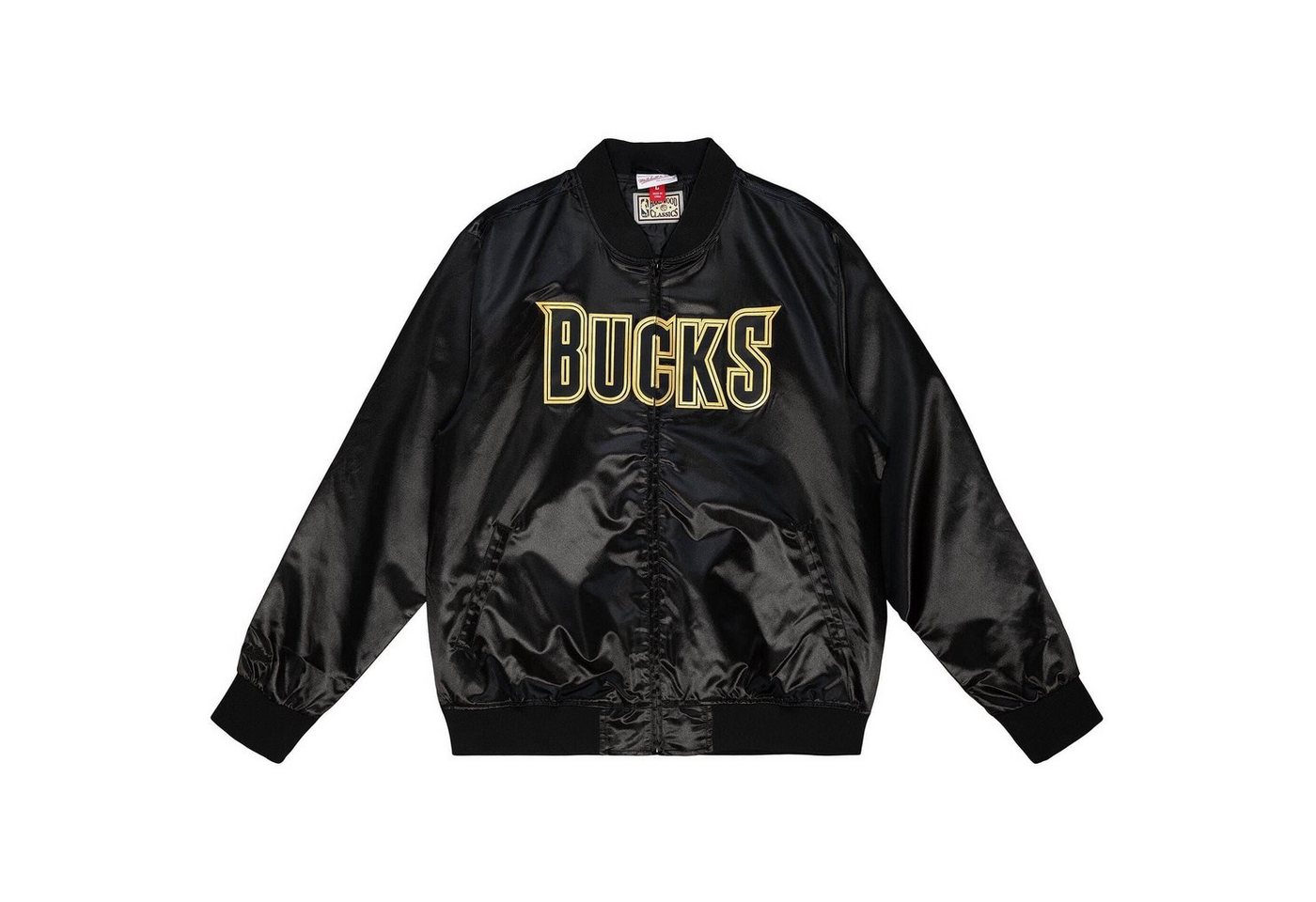 Mitchell & Ness Windbreaker Big Face 4.0 Satin NBA Milwaukee Bucks von Mitchell & Ness