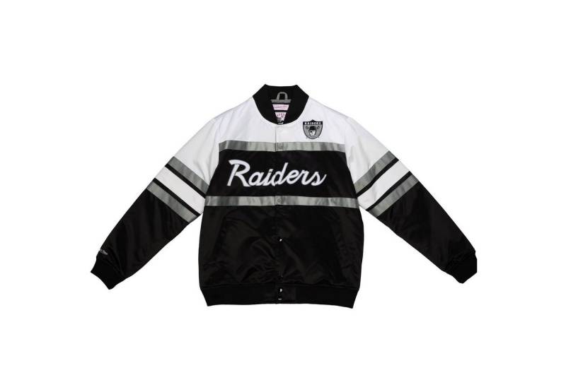 Mitchell & Ness Windbreaker Heavyweight Satin SCRIPT Oakland Raiders von Mitchell & Ness