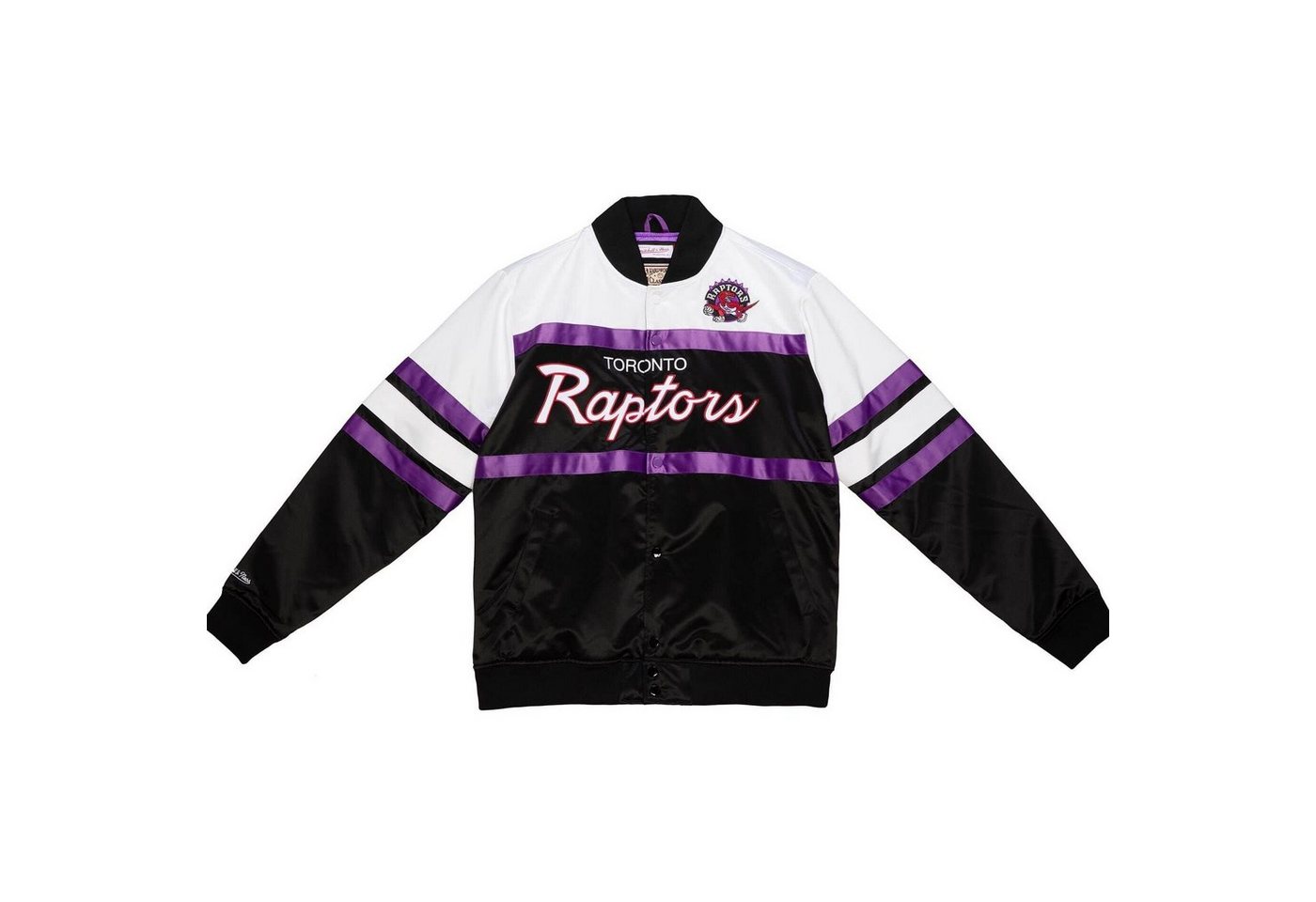 Mitchell & Ness Windbreaker Heavyweight Satin SCRIPT Toronto Raptors von Mitchell & Ness