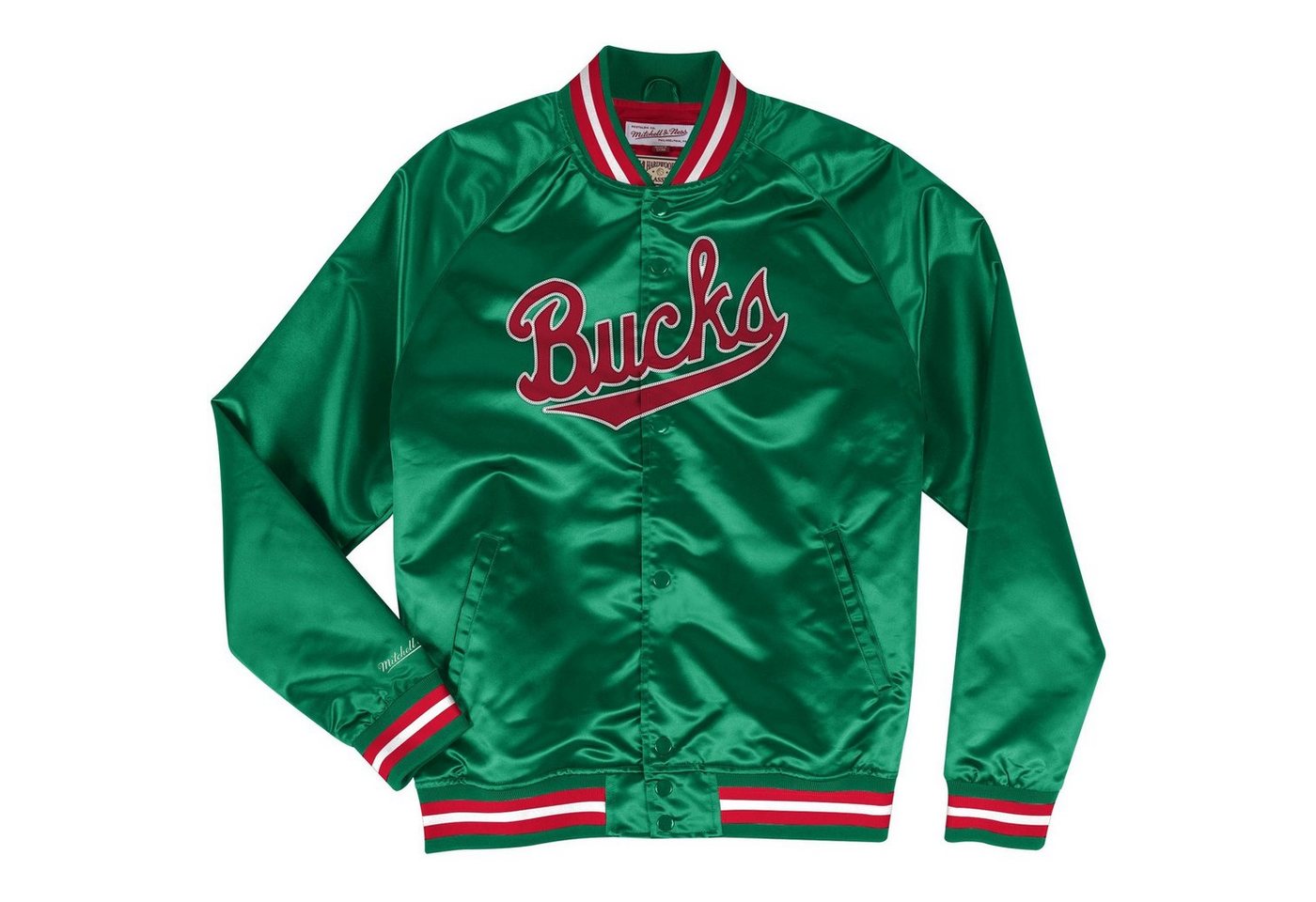 Mitchell & Ness Windbreaker Satin Milwaukee Bucks von Mitchell & Ness