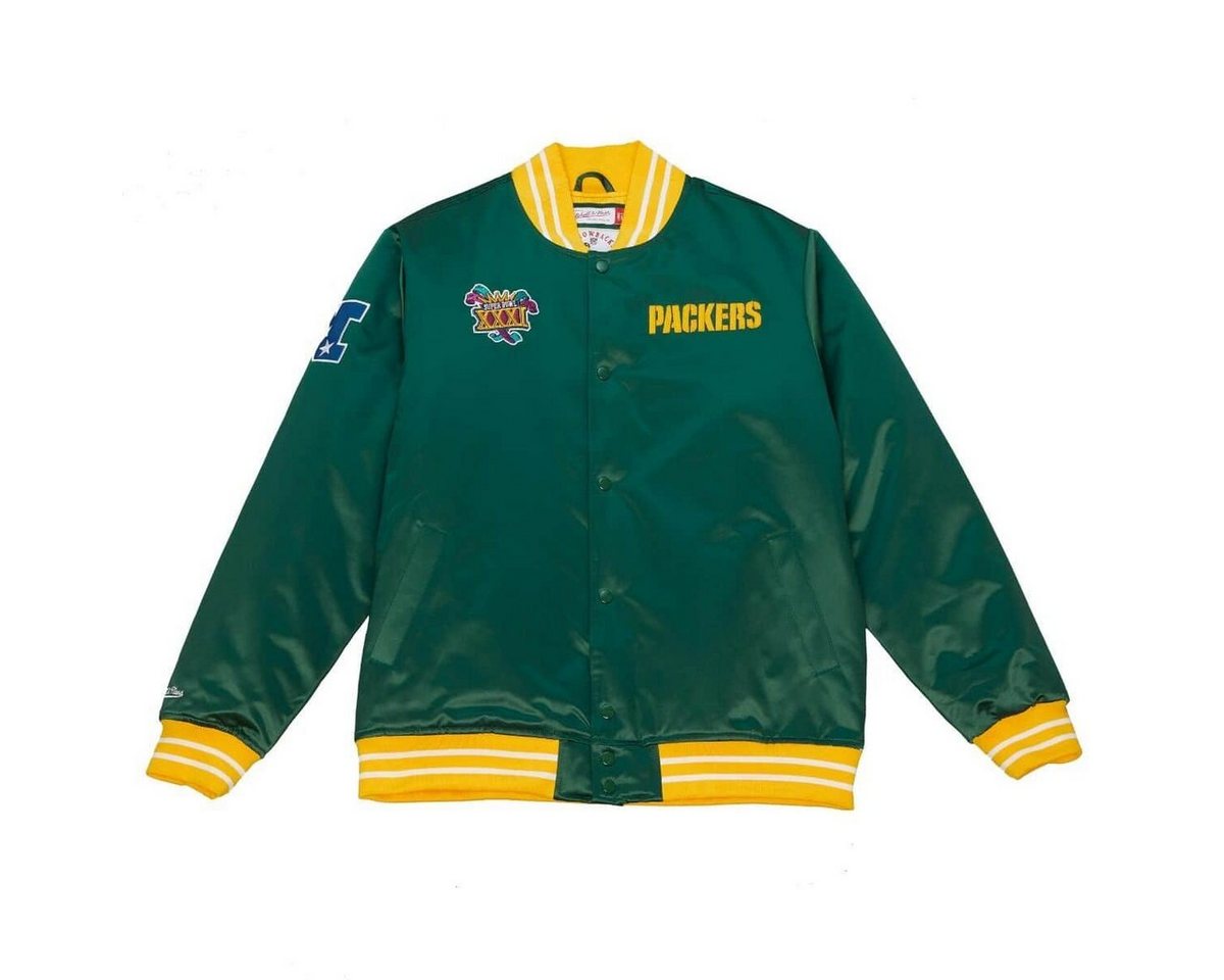 Mitchell & Ness Winterjacke Heavyweight Satin NFL Green Bay Packers von Mitchell & Ness