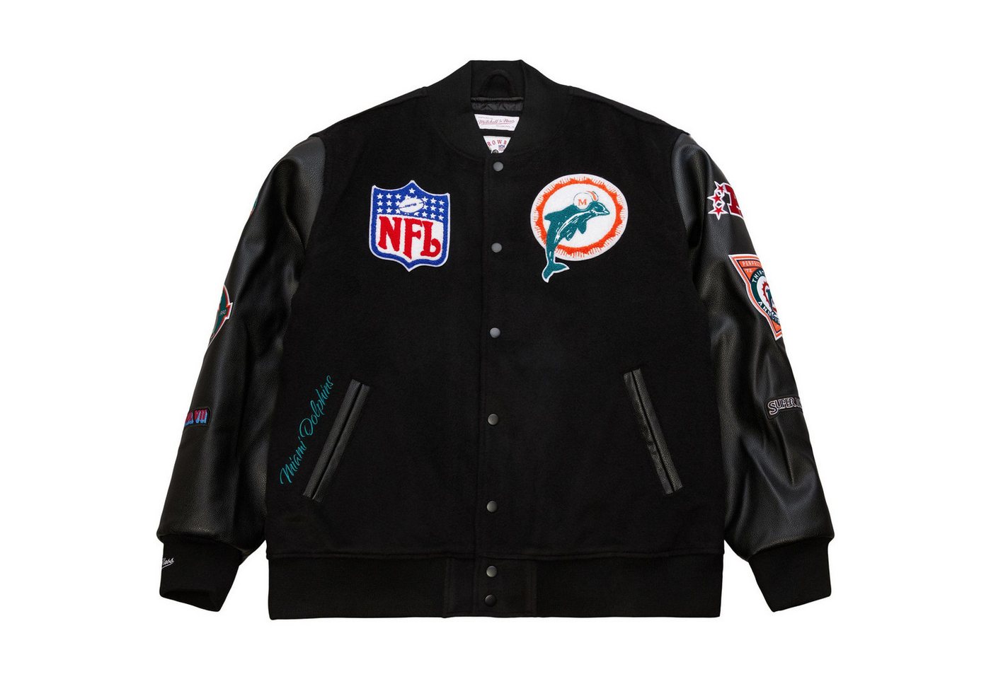 Mitchell & Ness Winterjacke Varsity BLACKOUT Miami Dolphins von Mitchell & Ness