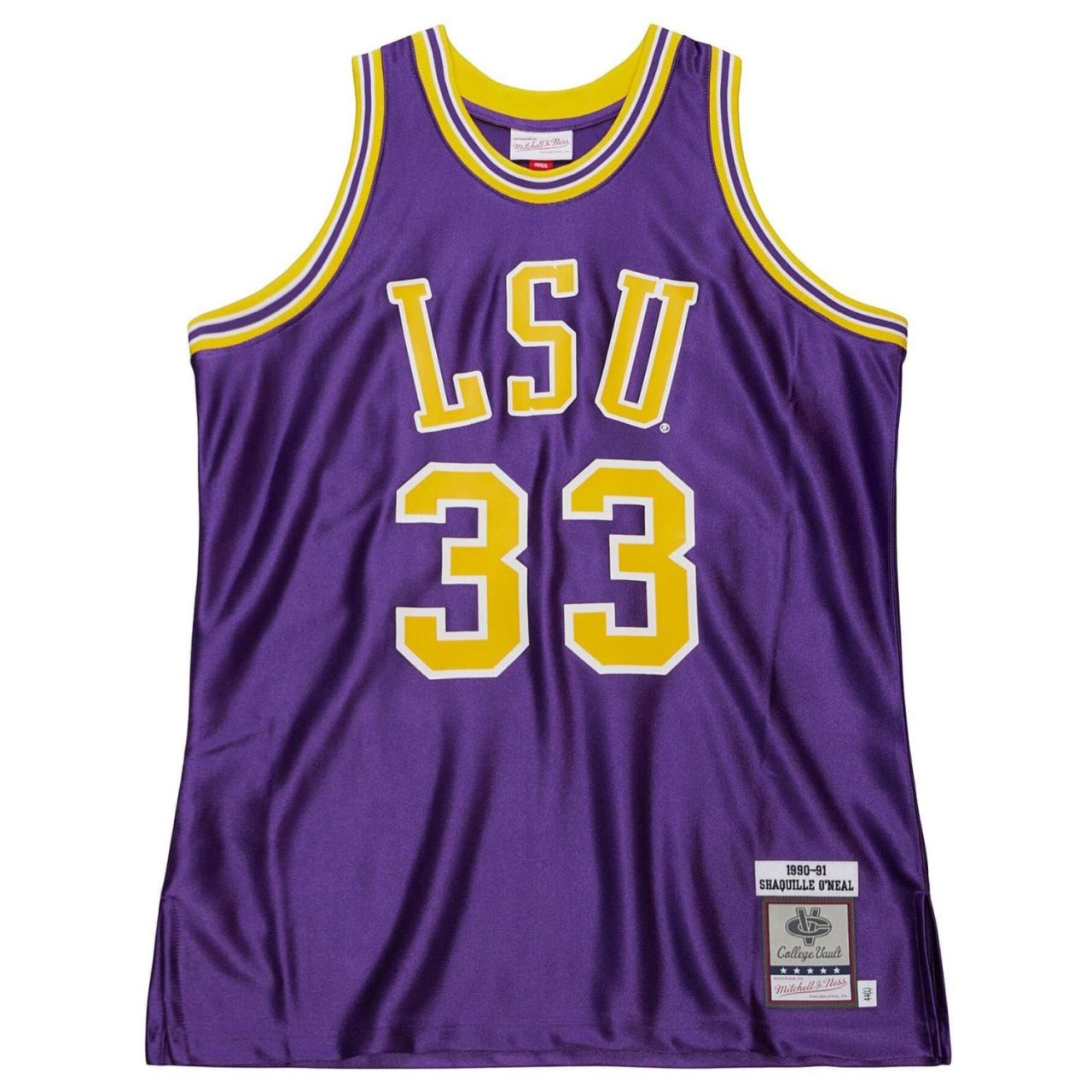 Shaquille O\'Neal LSU 1990-91 Authentic Swingman Jersey von Mitchell & Ness