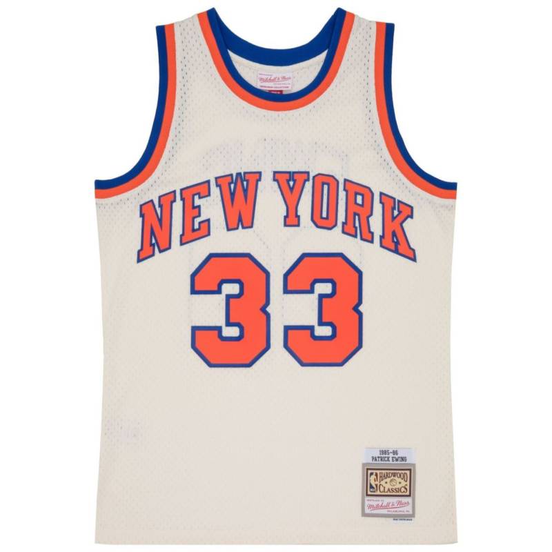 Swingman Jersey New York Knicks OFF-WHITE Patrick Ewing von Mitchell & Ness