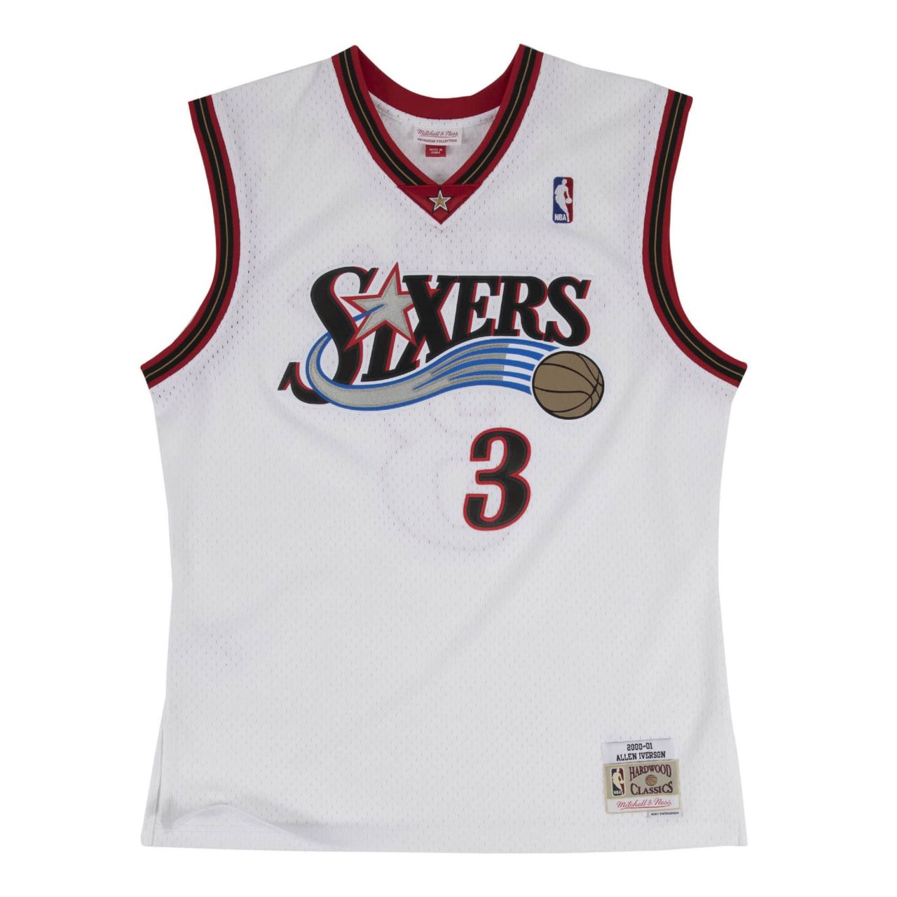 Swingman Jersey Philadelphia 76ers 2000-01 Allen Iverson von Mitchell & Ness