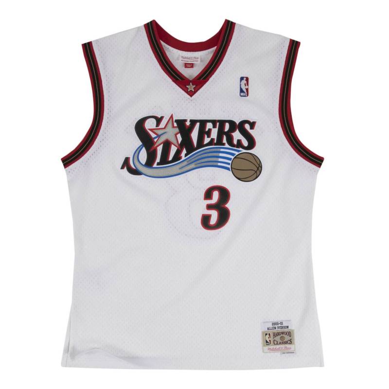 Swingman Jersey Philadelphia 76ers 2000-01 Allen Iverson von Mitchell & Ness