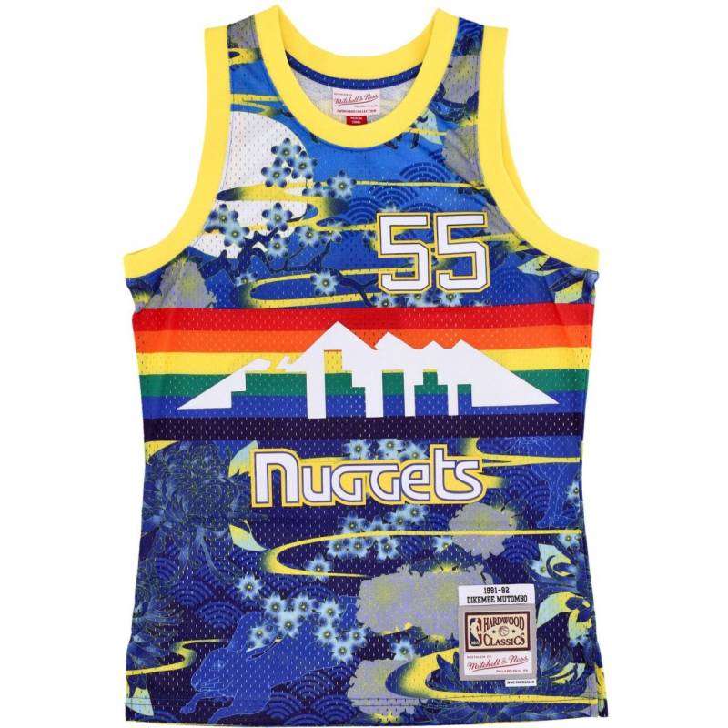 Swingman Mesh Jersey Denver Nuggets ASIAN Dikembe Mutombo von Mitchell & Ness