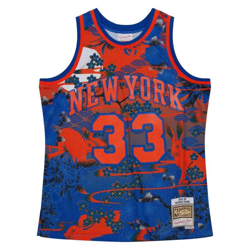 Swingman Mesh Jersey New York Knicks ASIAN Patrick Ewing von Mitchell & Ness