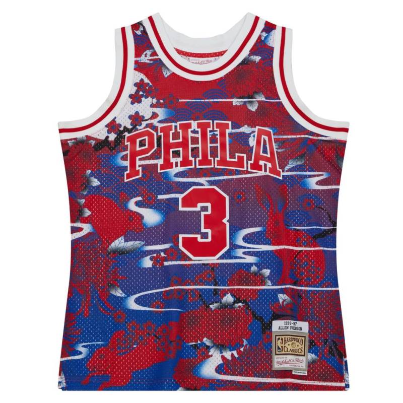 Swingman Mesh Jersey Philadelphia 76ers ASIAN Allen Iverson von Mitchell & Ness