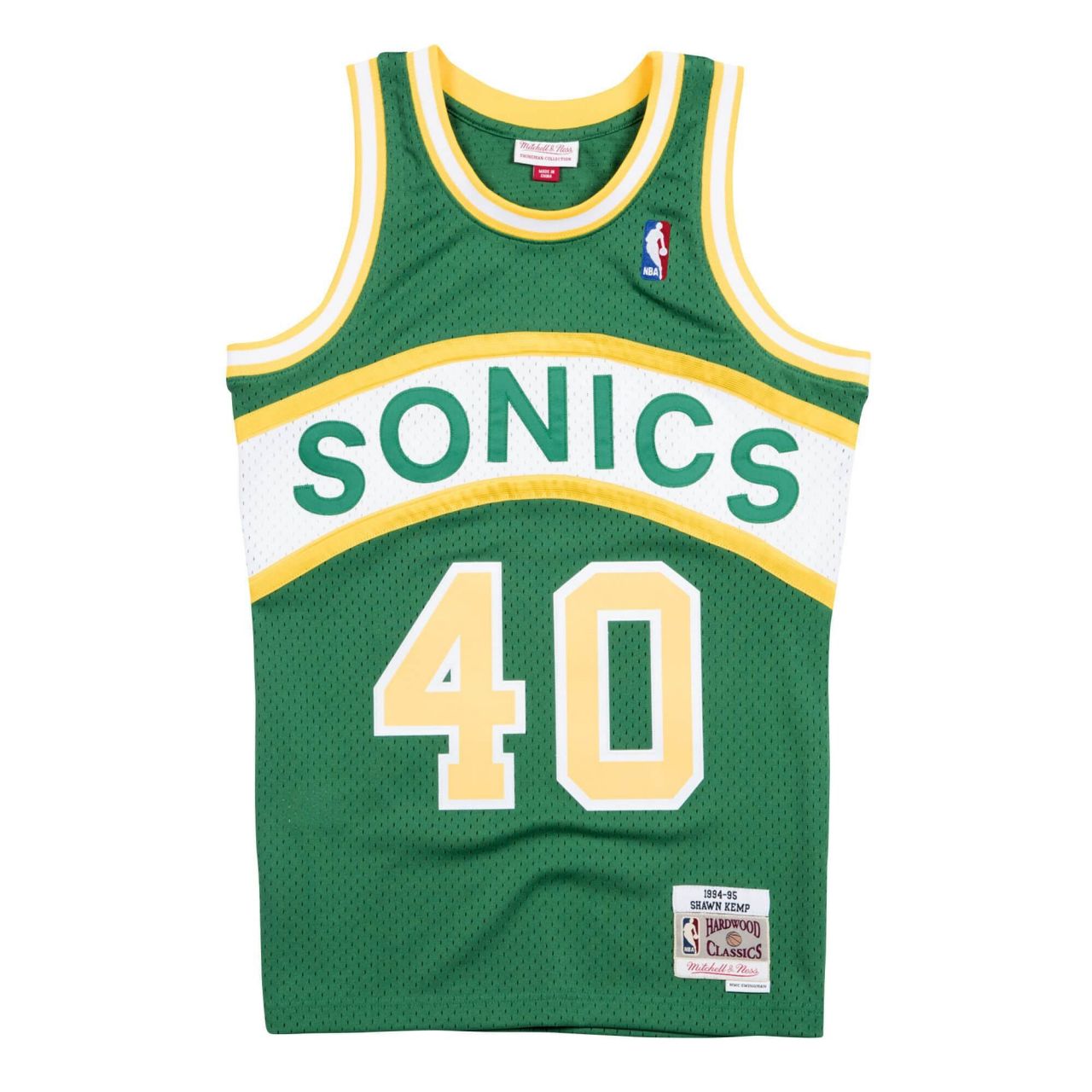 Swingman Mesh Jersey Seattle SuperSonics 1994-95 Shawn Kemp von Mitchell & Ness