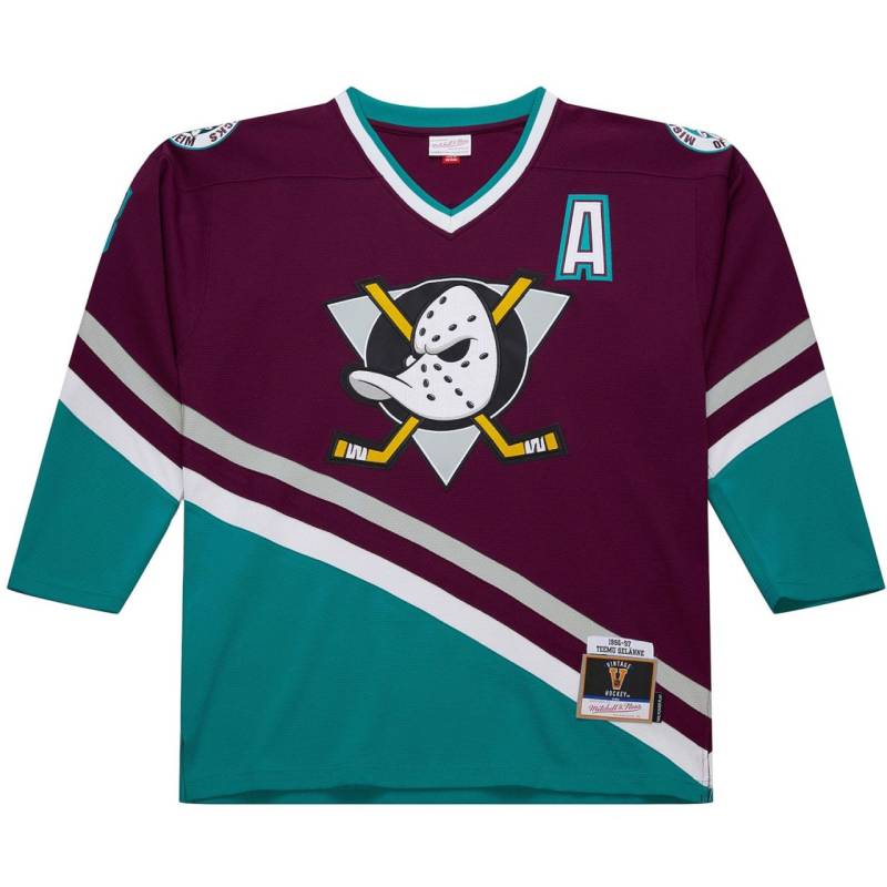 Teemu Selanne 1996 Anaheim Ducks M&N NHL Jersey von Mitchell & Ness