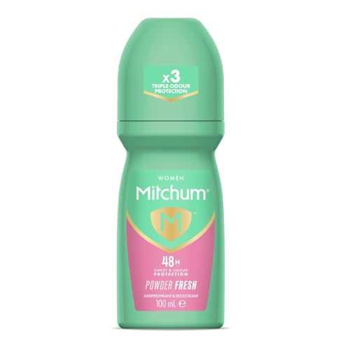 Mitchum Women 48-Stunden Schutz, Anti-Transpirant & Deo-Roller, Powder Fresh, 100 ml von Mitchum