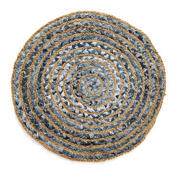 Mitienda Shop Fußmatte aus Recycling-Jeans und Kokosfaser von Mitienda Shop