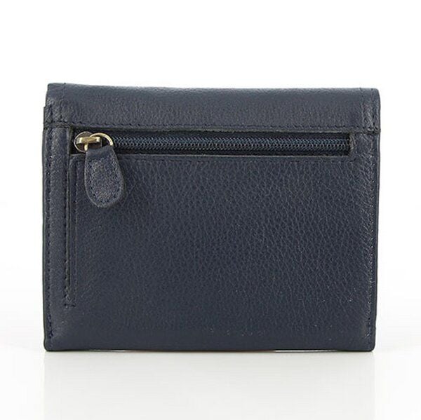 Mitienda Shop Geldbörse aus Leder blau Jamie von Mitienda Shop