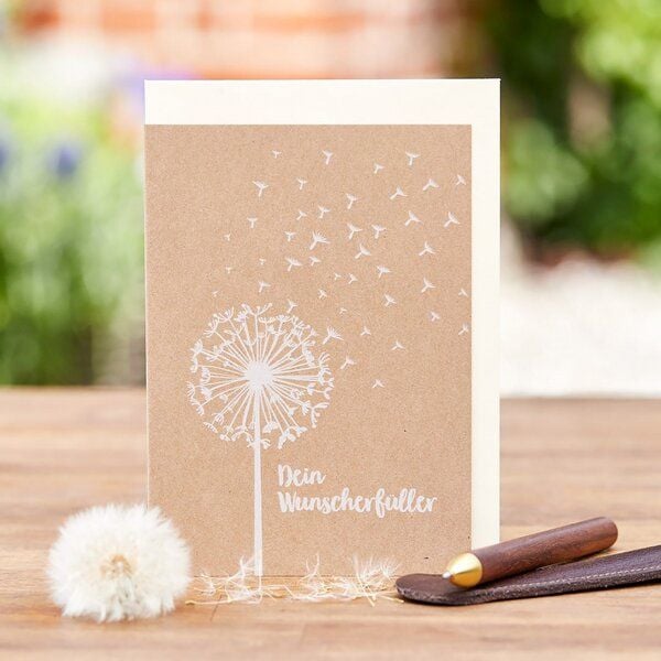 Mitienda Shop Grußkarte aus Natronkraftkarton Mitienda Shop Grußkarte aus Natronkraftkarton von Mitienda Shop