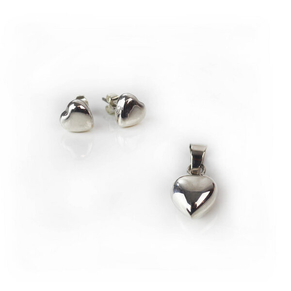 Mitienda Shop Schmuck Set 925 Silber Ohrstecker & Anhänger von Mitienda Shop