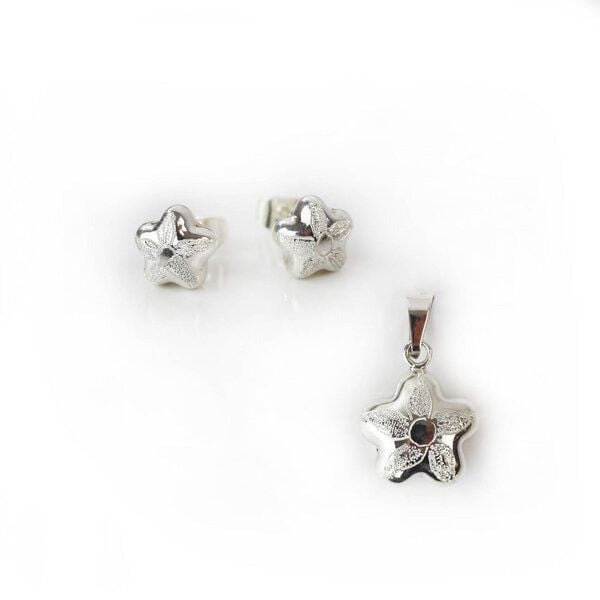 Mitienda Shop Schmuck Set 925 Silber Ohrstecker & Anhänger von Mitienda Shop