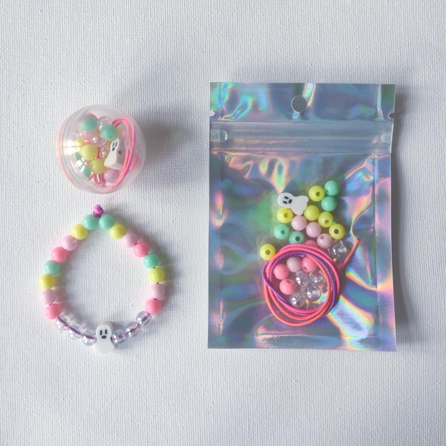 Halloween Diy Armband-Herstellungskit Geist Perle Gastgeschenk von MittePrestige