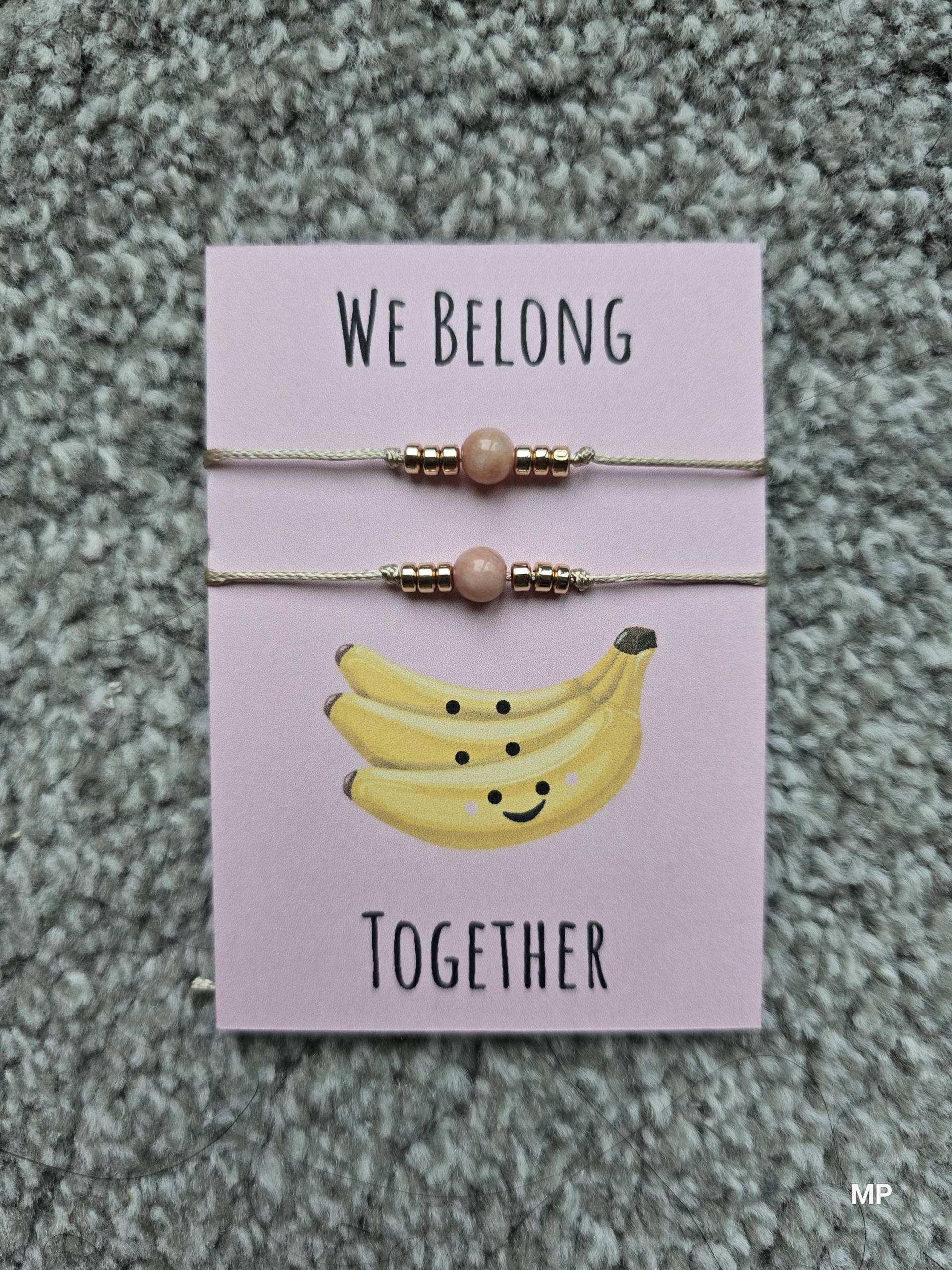 Makramee Freundschaftsarmband Gold Herz, Verstellbares Geschenk von MittePrestige