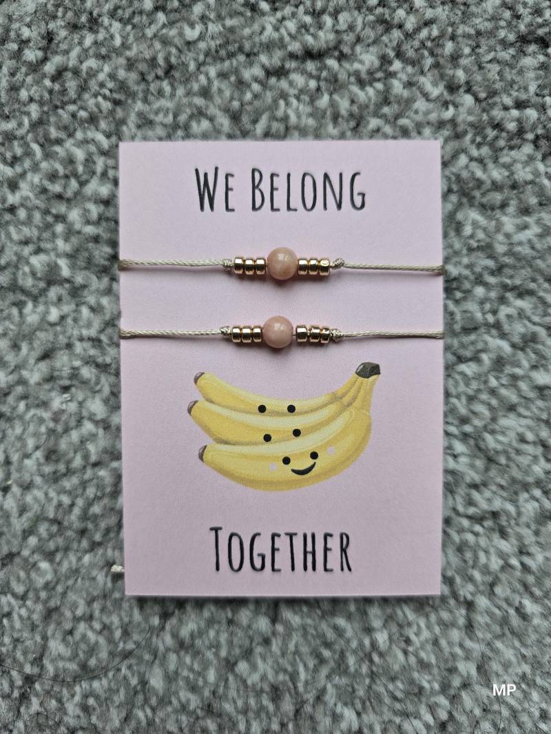 Makramee Freundschaftsarmband Gold Herz, Verstellbares Geschenk von MittePrestige