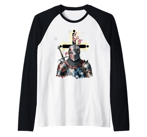 Mittelalter Ritter Rüstung Märchen Märchenfigur Kinder Raglan von Mittelalter Schloss Natur Geister Garten