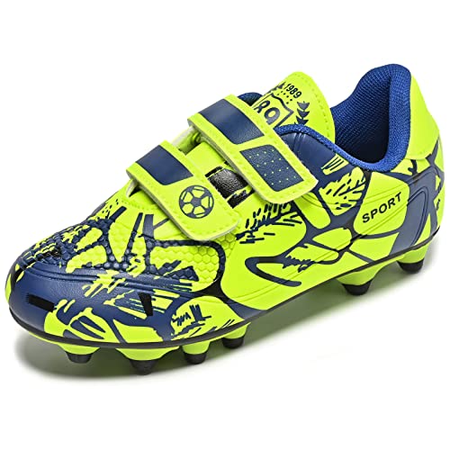 Fußballschuh Kinder FG/AG Spike Cleats Professionelle Fußballschuh Trainingsschuhe Jungen Mädchen Football Shoes von Mitudidi