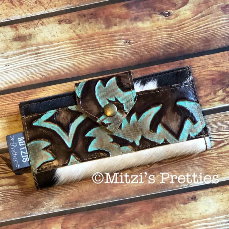 Made To Order Rindsleder Slim Wallet W/Reißverschlusstasche, 6 Kartenfächer & 2 Geldfächer Made To Order Rindsleder Slim Wallet W/Reißverschlusstasche, 6 Kartenfächer & 2 Geldfächer von MitzisPretties