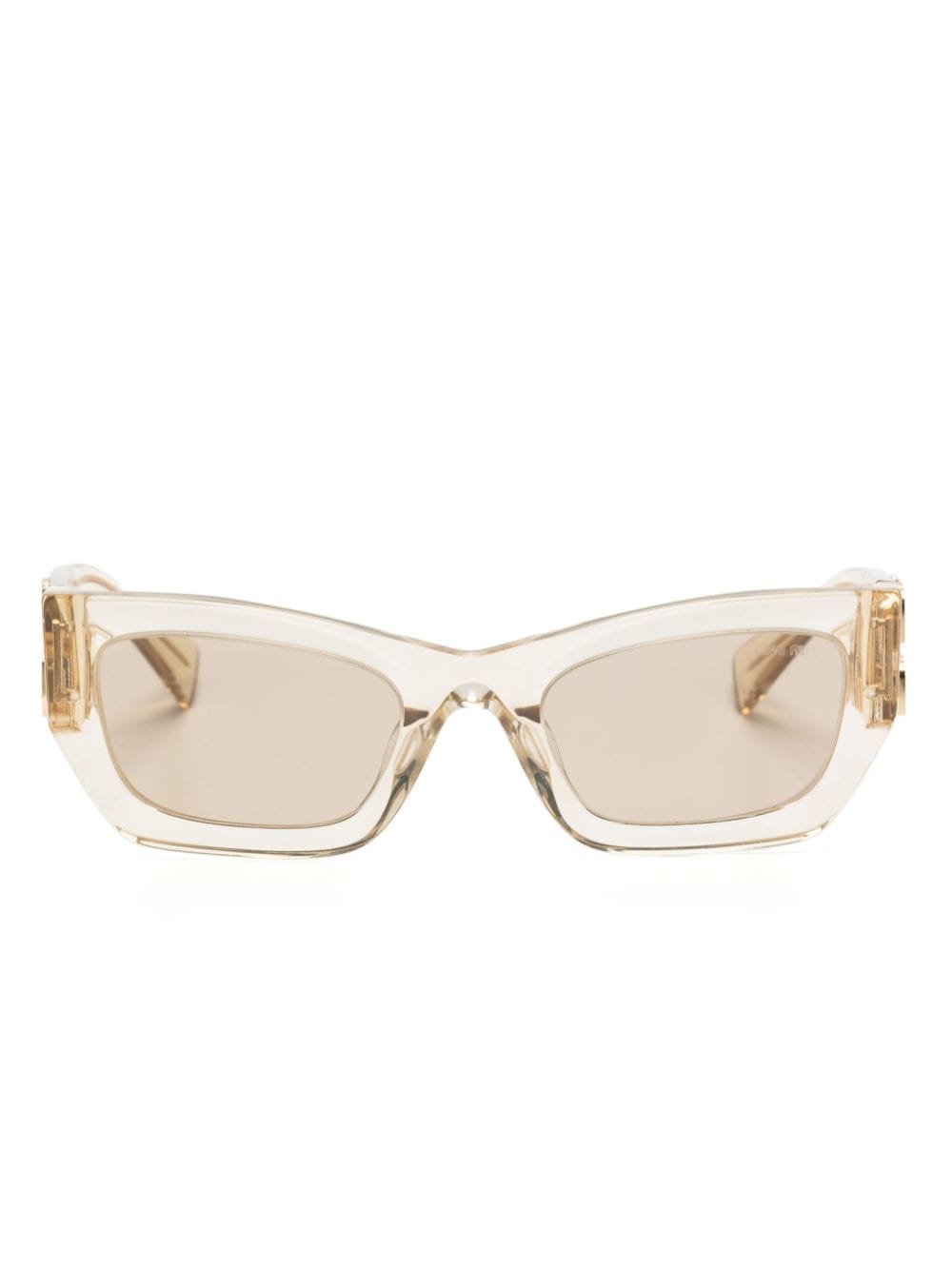 Miu Miu Eyewear Glimpse Sonnenbrille mit Cat-Eye-Gestell - Nude von Miu Miu Eyewear