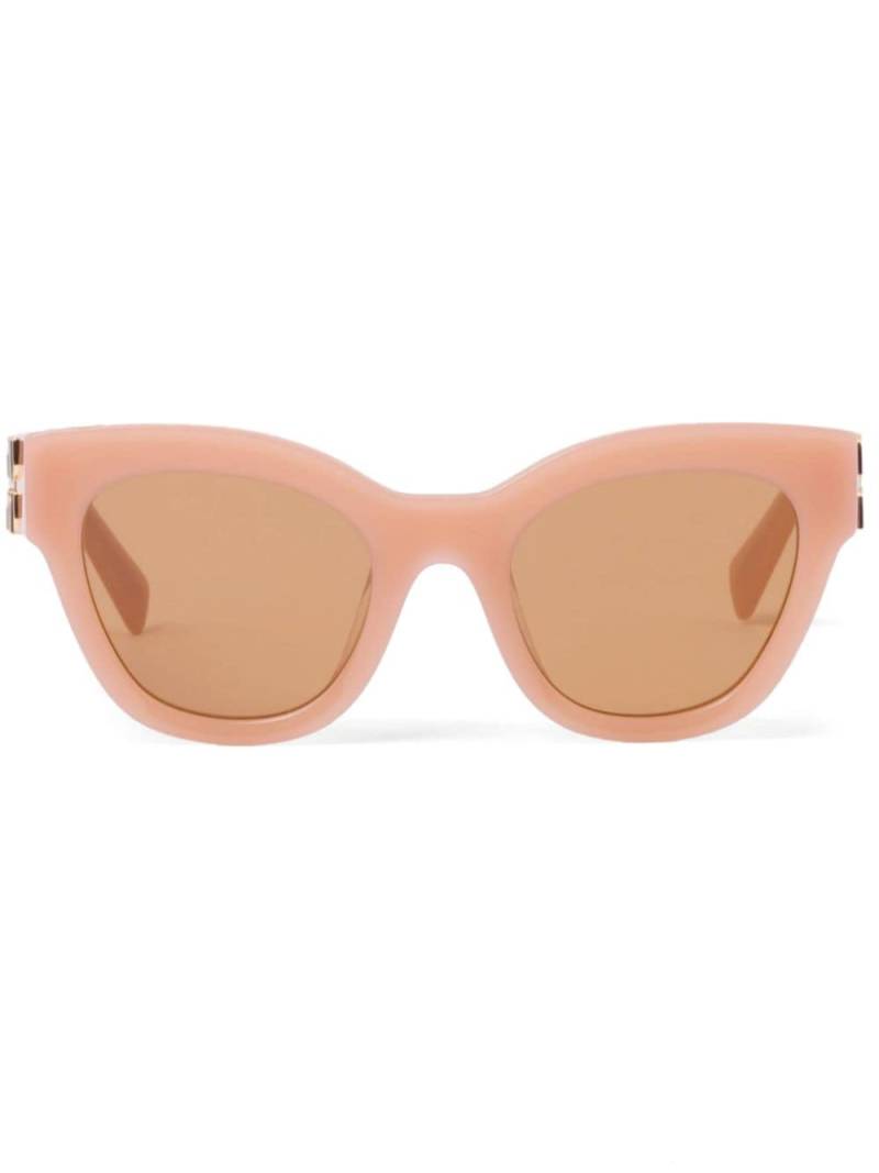 Miu Miu Eyewear Glimpse Sonnenbrille mit Cat-Eye-Gestell - Nude von Miu Miu Eyewear