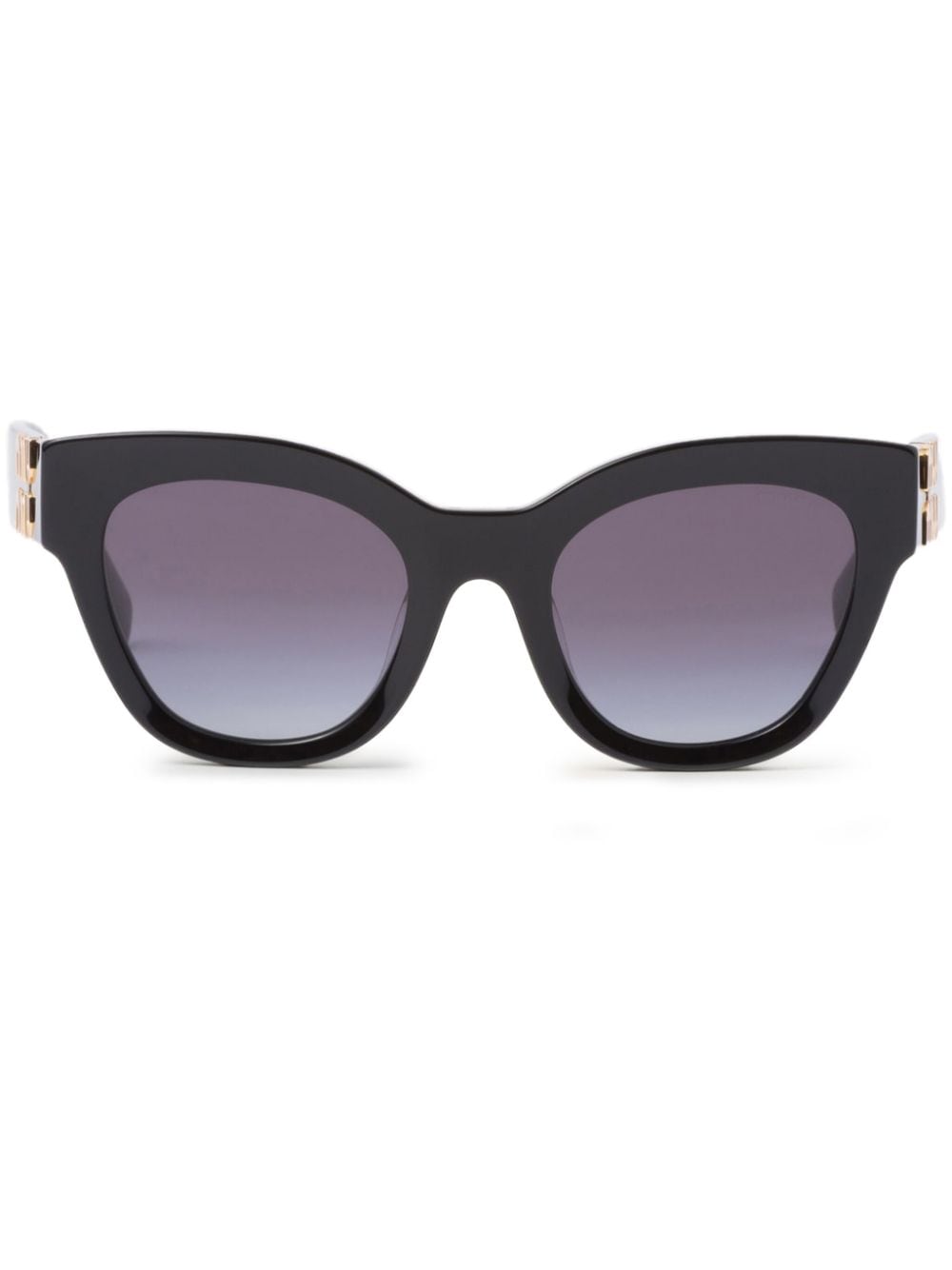 Miu Miu Eyewear Glimpse Sonnenbrille mit Cat-Eye-Gestell - Schwarz von Miu Miu Eyewear