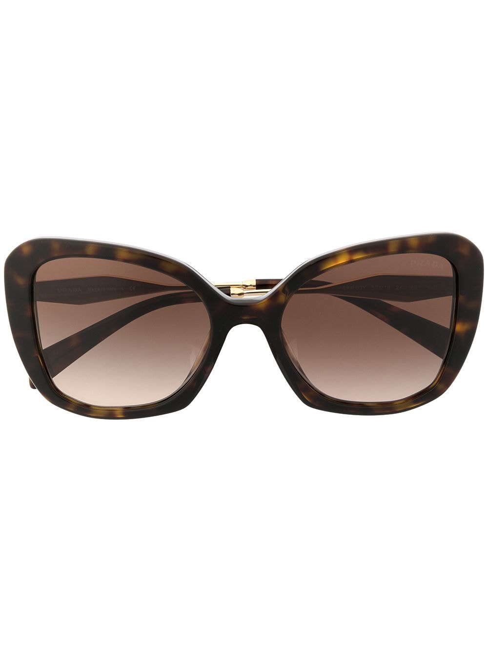 Miu Miu Eyewear Rahmenlose Sonnenbrille - Braun von Miu Miu Eyewear