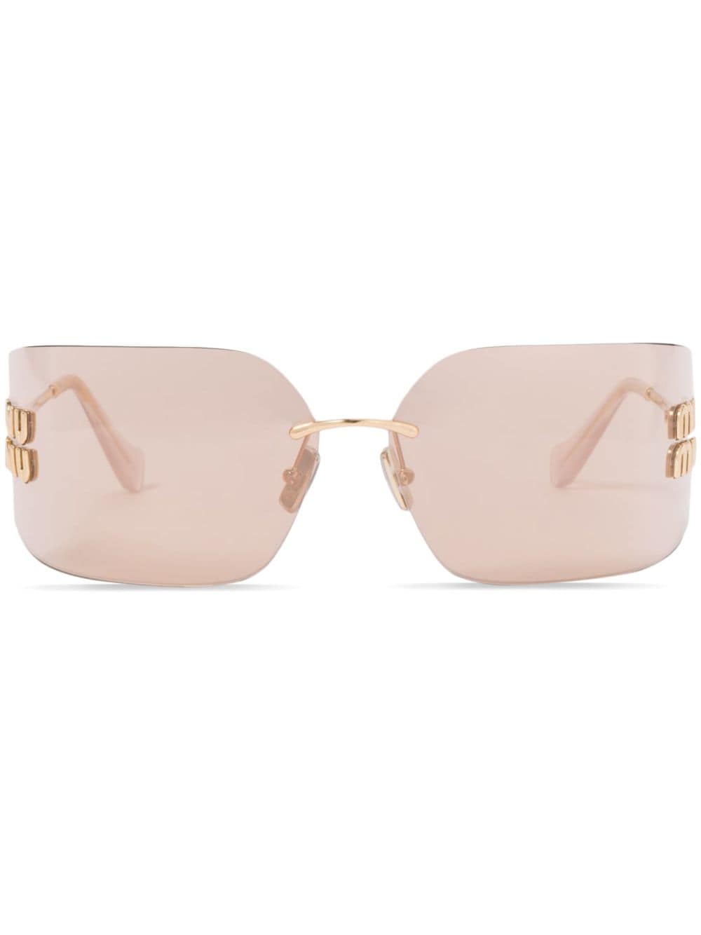 Miu Miu Eyewear N.4 Runway Sonnenbrille - Gold von Miu Miu Eyewear