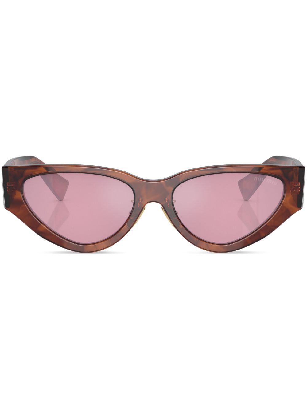 Miu Miu Eyewear Sonnenbrille mit Cat-Eye-Gestell - Schwarz von Miu Miu Eyewear