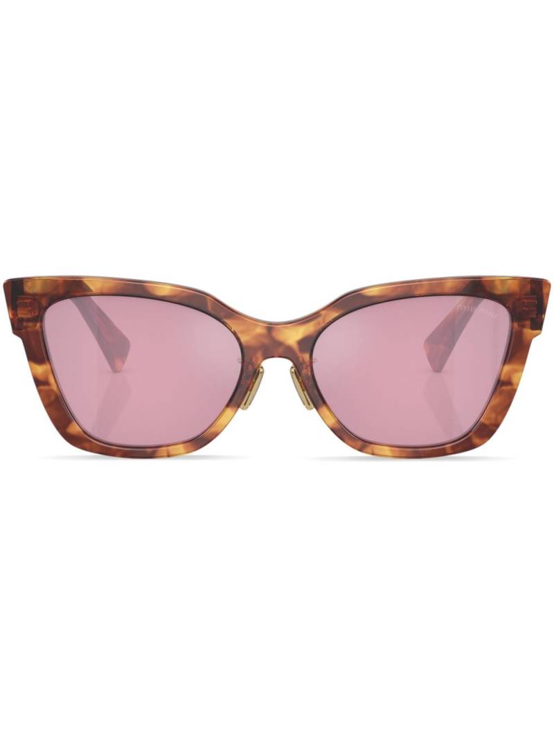 Miu Miu Eyewear Sonnenbrille mit Cat-Eye-Gestell - Schwarz von Miu Miu Eyewear