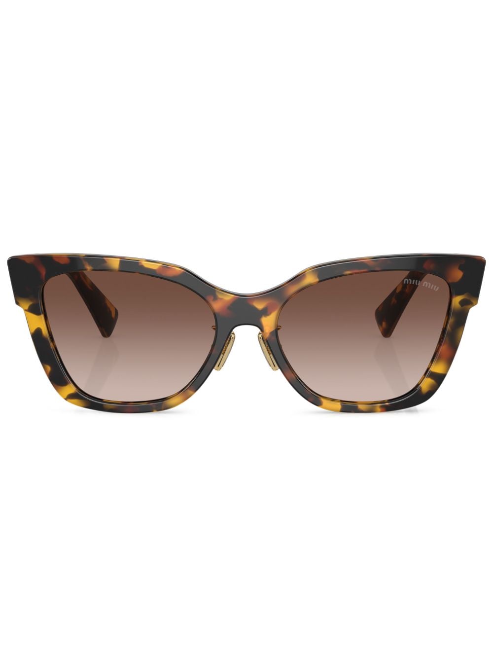 Miu Miu Eyewear Sonnenbrille mit Cat-Eye-Gestell - Grün von Miu Miu Eyewear