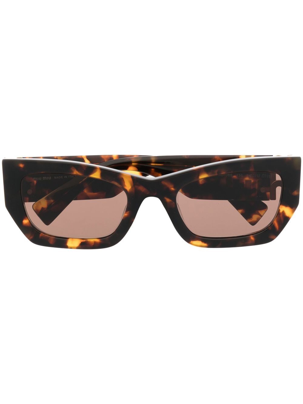 Miu Miu Eyewear Sonnenbrille mit Cat-Eye-Gestell - Braun von Miu Miu Eyewear