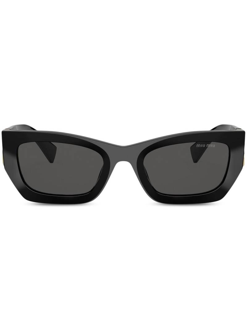 Miu Miu Eyewear Sonnenbrille mit eckigem Gestell - Schwarz von Miu Miu Eyewear