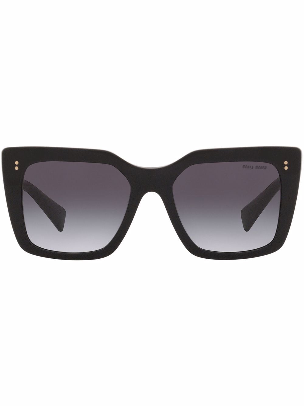 Miu Miu Eyewear Sonnenbrille mit eckigem Gestell - Schwarz von Miu Miu Eyewear