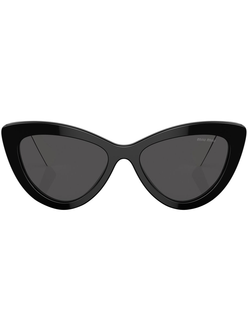 Miu Miu Eyewear Zweifarbige Cat-Eye-Sonnenbrille - Schwarz von Miu Miu Eyewear