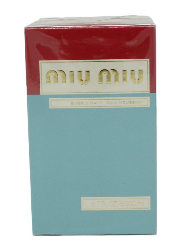 Miu Miu Badeschaum Miu miu MIU MIU bubble bath Bain Moussant / Shower Gel 200 ml Miu Miu Badeschaum Miu miu MIU MIU bubble bath Bain Moussant / Shower Gel 200 ml von Miu Miu