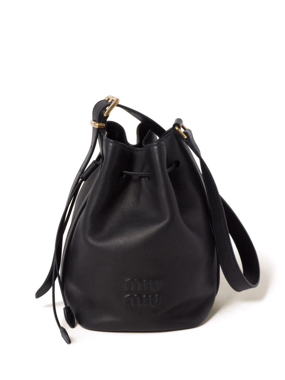 Miu Miu Beuteltasche aus Leder - Schwarz von Miu Miu