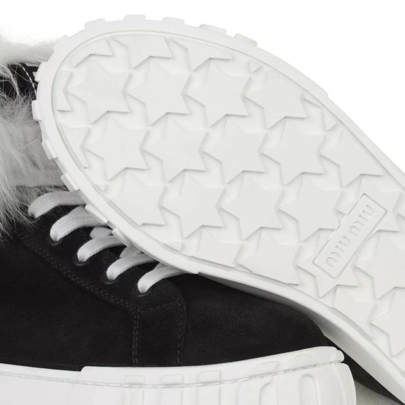 Miu Miu Boots & Stiefeletten - High Top Sneaker - Gr. 42 (EU) - in Schwarz - für Damen von Miu Miu