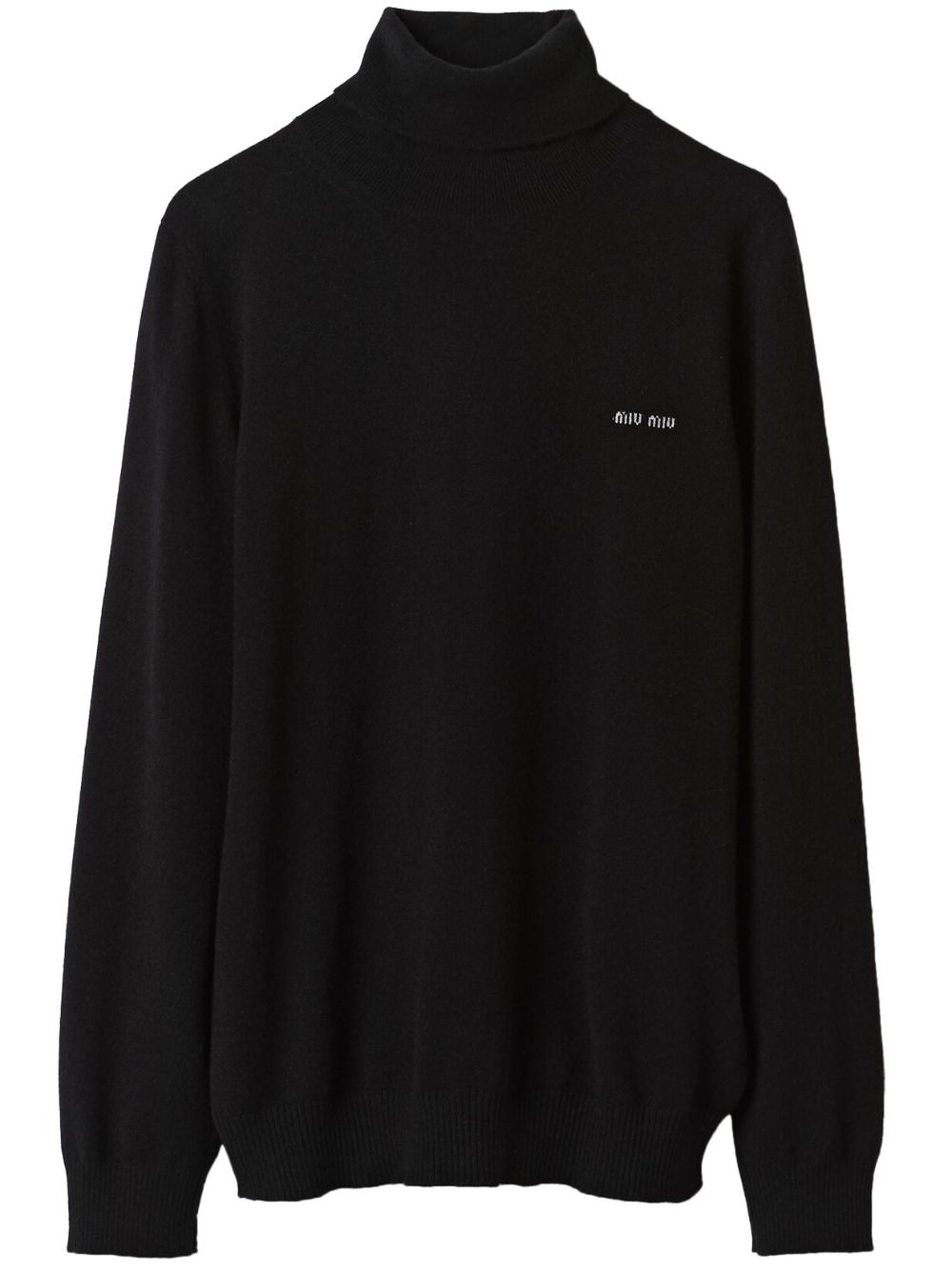 Miu Miu Intarsien-Pullover aus Kaschmir - Schwarz von Miu Miu