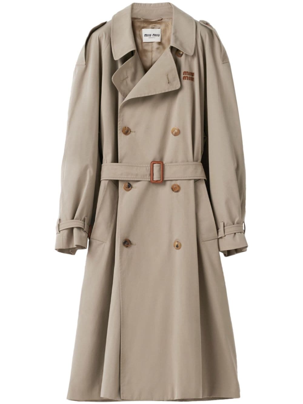 Miu Miu Panama Trenchcoat - Grau von Miu Miu