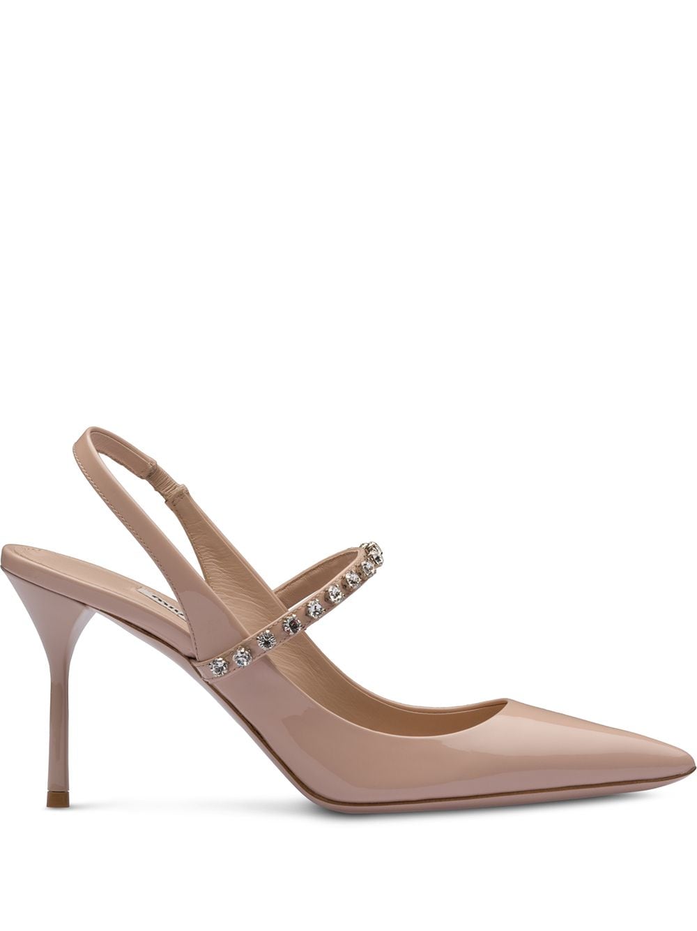 Miu Miu Pumps mit Kristallen - Rosa von Miu Miu