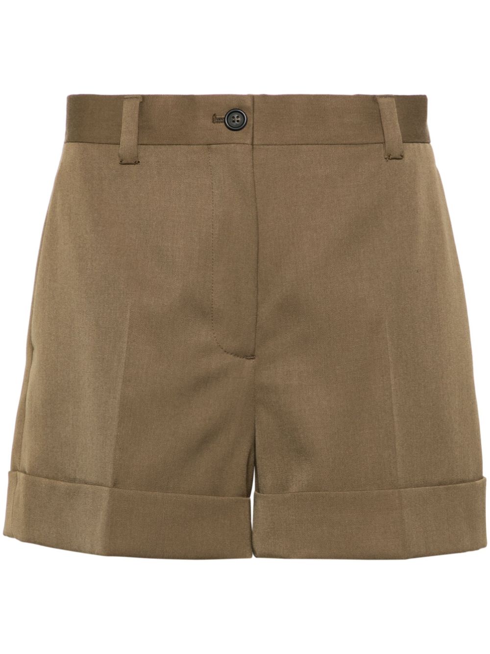 Miu Miu Shorts mit weitem Bein - Braun von Miu Miu