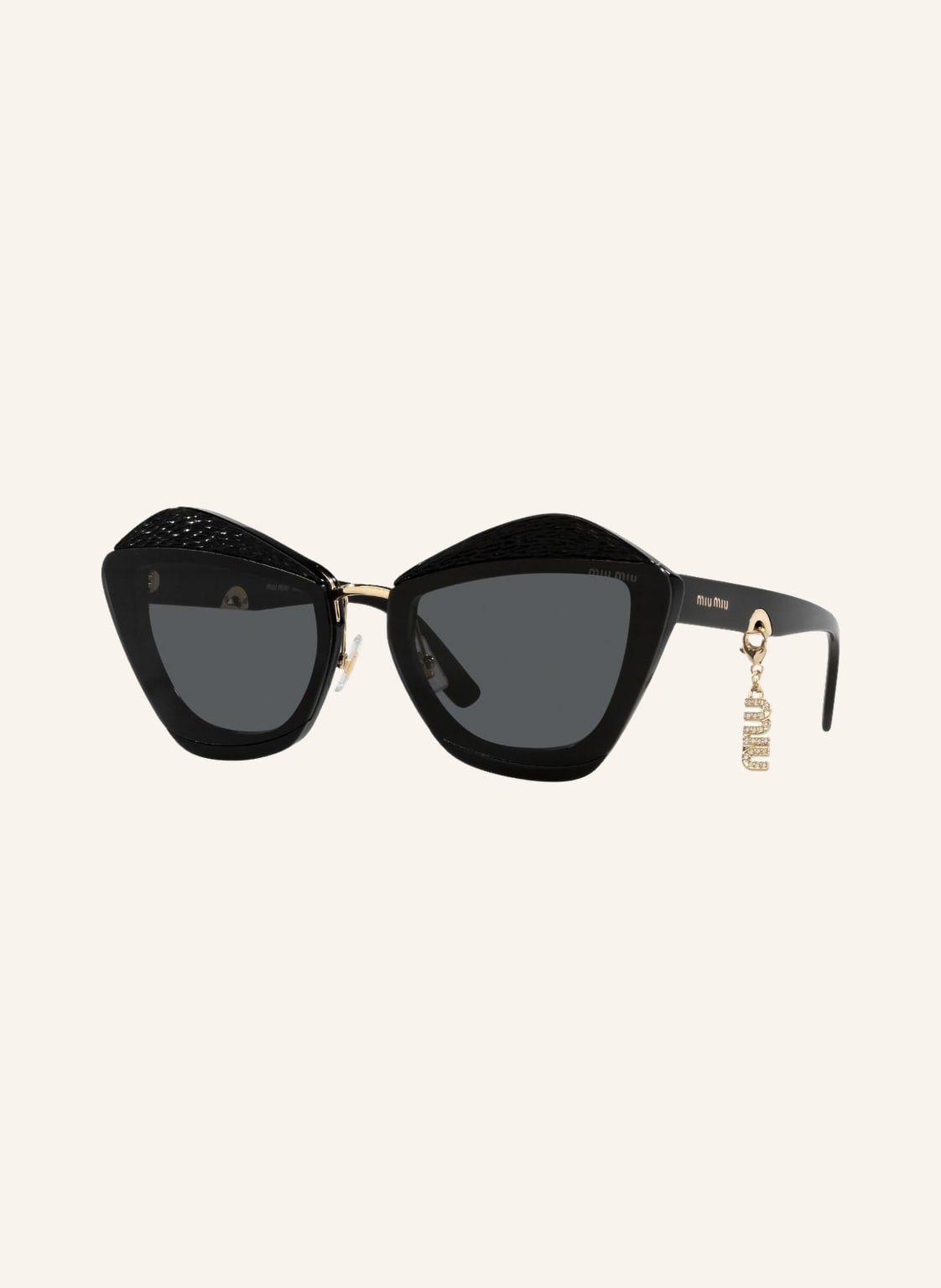 Miu Miu Sonnenbrille Mu 01xs schwarz von Miu Miu